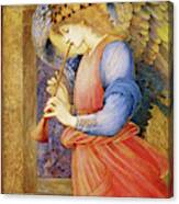 Angel Gabriel Blowing His Horn Vintage Christian Art Canvas Print