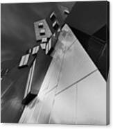 Angled Metal Panel Looking Up Canvas Print