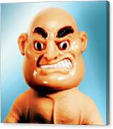 Angry Bald Man Canvas Print