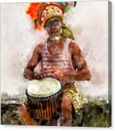Antiguan Drummer Canvas Print