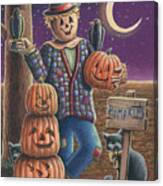 Apple Scarecrow Canvas Print