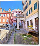 Arco Di Riccardo Colorful Square In Trieste Street View Photograph By Brch Photography