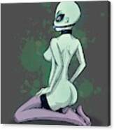 Area 51 Babe Canvas Print