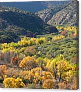 Arizona Canyon In Autumn Canvas Print
