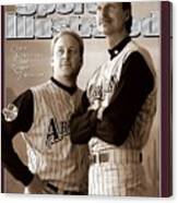 Arizona Diamondbacks Curt Schilling And Randy Johnson, 2001 Sports Illustrated Cover Canvas Print
