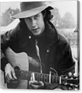 Arlo Guthrie With His Guitar Canvas Print