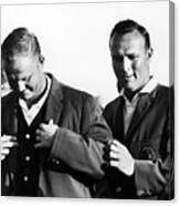 Arnold Palme And Jack Nicklaus Canvas Print