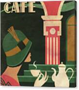 Art Deco Cafe Canvas Print