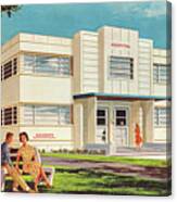 Art Deco Hospital Canvas Print