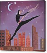Art Deco Leap Canvas Print