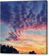 Artistic Sunset Canvas Print