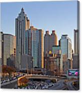 Atlanta - Downtown View Canvas Print