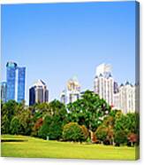 Atlanta Skyline, Piedmont Park Canvas Print
