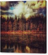 Autumn At The Lake Canvas Print