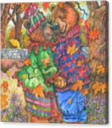 Autumn Bears Canvas Print