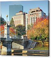 Autumn In Boston Canvas Print