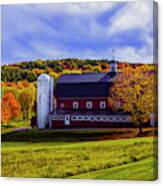 Autumn In Sudbury Vermont Canvas Print
