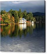 Autumn Reflection Lake Morey Vermont Canvas Print