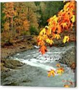 Autumn View From The Bridge Canvas Print