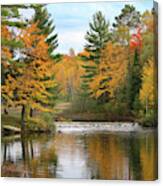 Autumns Arrival At Squaw Creek Canvas Print