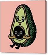 Avocado Character Canvas Print