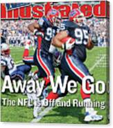 Away We Go The Nfl Is Off And Running Sports Illustrated Cover Canvas Print