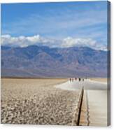 Badwater In Death Valley National Park Canvas Print