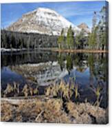 Bald Mountain And Mirror Lake - Uinta Mountains, Utah Canvas Print