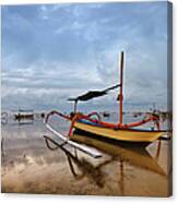Bali - Traditional Fishing Boat Canvas Print