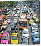 Bangkok Traffic Jam Canvas Print