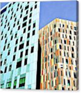 Barcelona Buildings Abstract Canvas Print