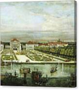 Baroque Nymphenburg Palace By Bernardo Bellotto 1760 Canvas Print