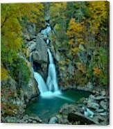 Bash Bish Falls Fall Foliage Landscape Canvas Print