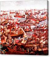 Battle Of Lepanto, October 1571 Canvas Print