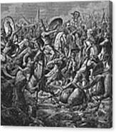Battle Of Pharsalus Canvas Print