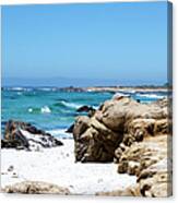 Beach At Monterey, California Canvas Print