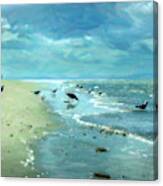Beach Blues Iii Canvas Print