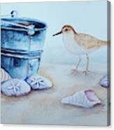 Beach Combing Canvas Print