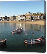 Beach Front, St Ives, Cornwall Canvas Print