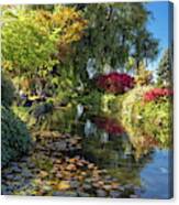 Beautiful Autumn Day In The Park Canvas Print