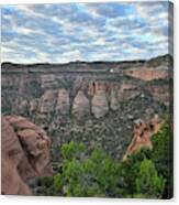 Beautiful Clouds Roll In Over Coke Ovens Canvas Print