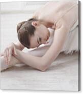 Beautiful Graceful Young Ballerina Canvas Print