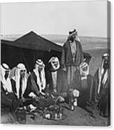 Bedouins Have Coffee Canvas Print