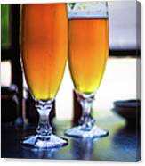 Beer Glass Canvas Print