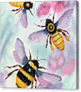 Bees Canvas Print