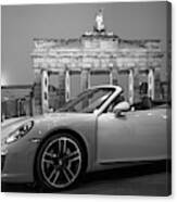 Berlin Bw - Porsche Car Canvas Print