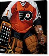 Bernie Parent Philadelphia Flyers By Michael Pattison Canvas Print