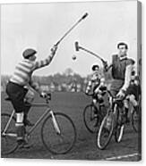 Bicycle Polo Canvas Print