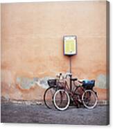 Bicycles Canvas Print