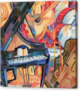 Big City Music Piano - Horizontal Canvas Print